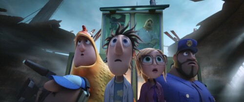 Cloudy with A Chance Of Meatballs 2 (2013) Telugu Dubbed Movie Screen Shot 2