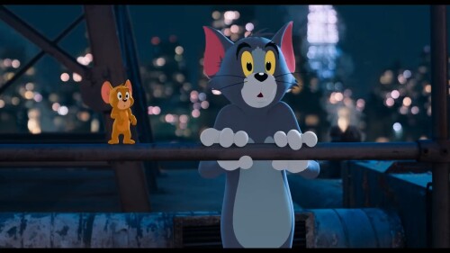 Tom and Jerry (2021) Telugu Dubbed Movie Screen Shot 6