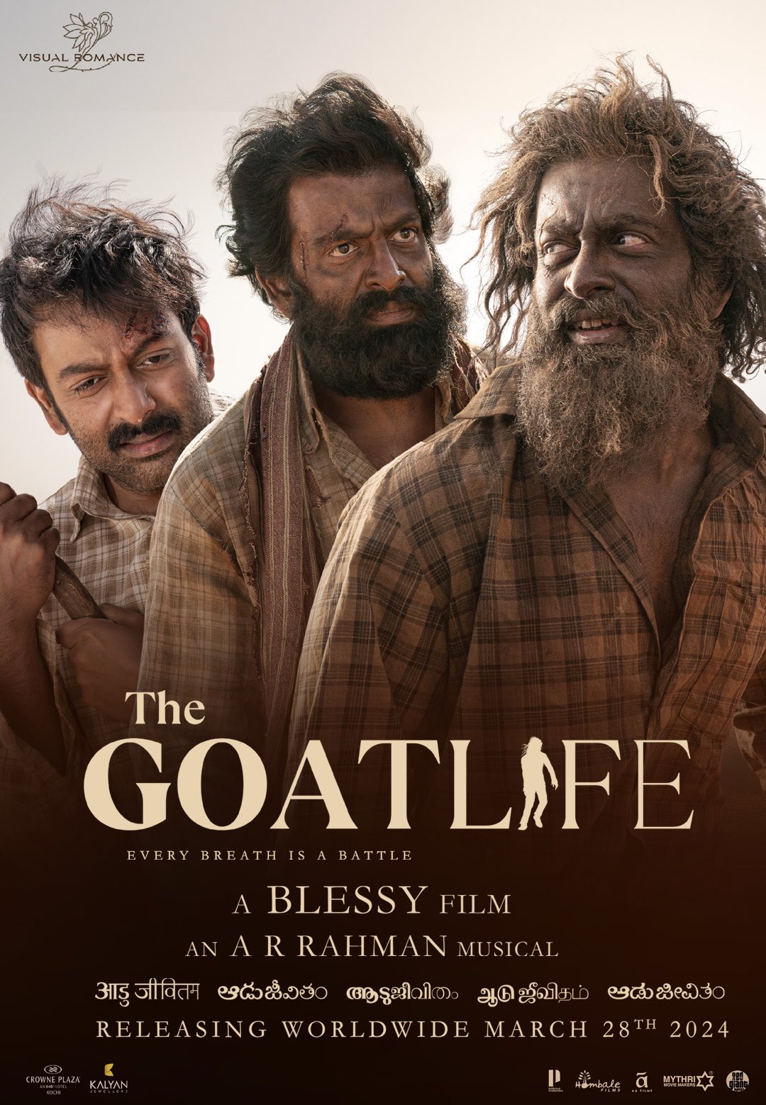 Aadujeevitham - The Goat Life (2024) DVDScr Tamil Movie Watch Online Free